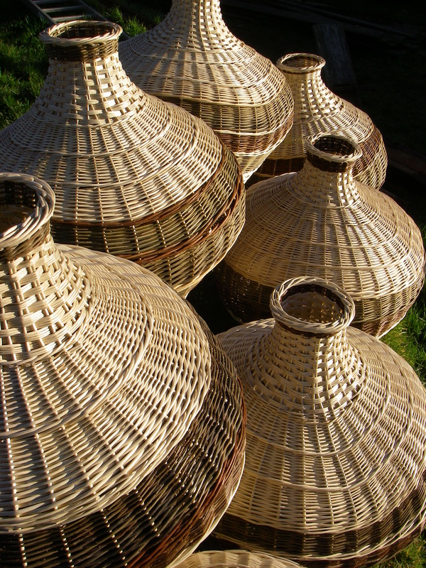 woven basket lampshades