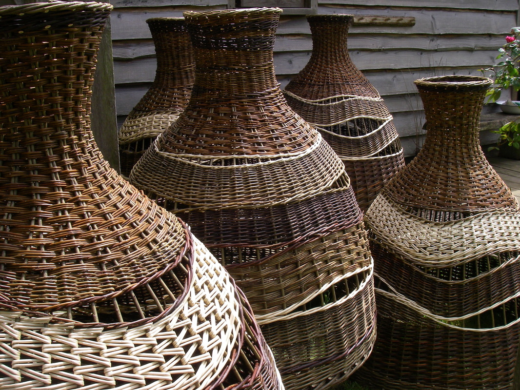 wicker lampshades